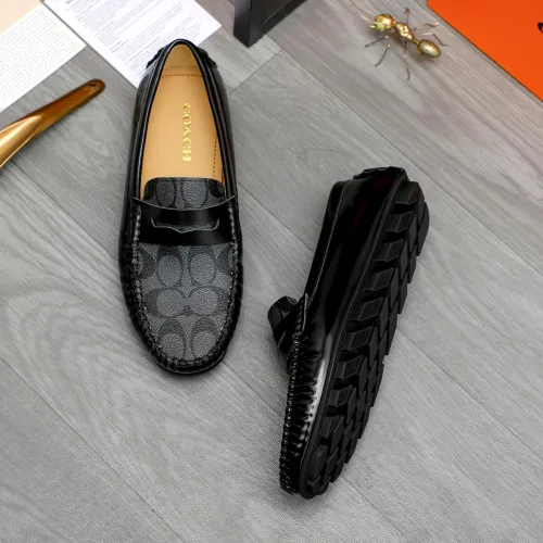 Replica Coach Leather Shoes For Men #1443026 $80.00 USD for Wholesale