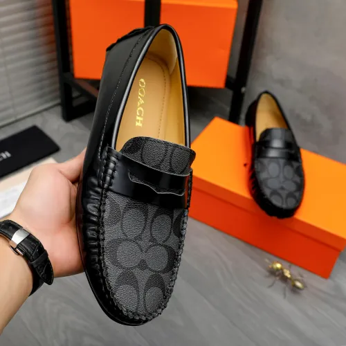 Replica Coach Leather Shoes For Men #1443026 $80.00 USD for Wholesale