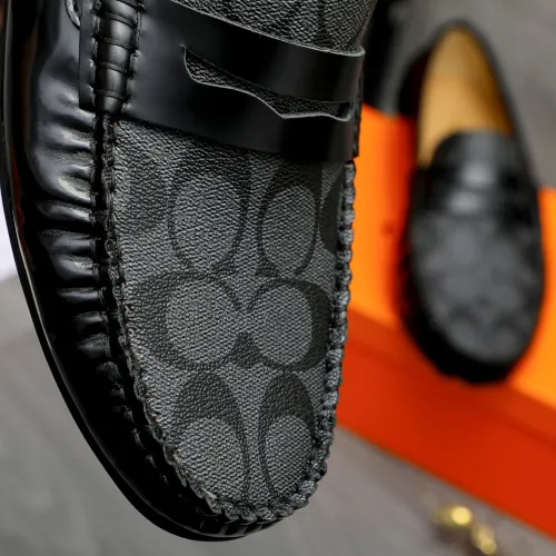 Replica Coach Leather Shoes For Men #1443026 $80.00 USD for Wholesale