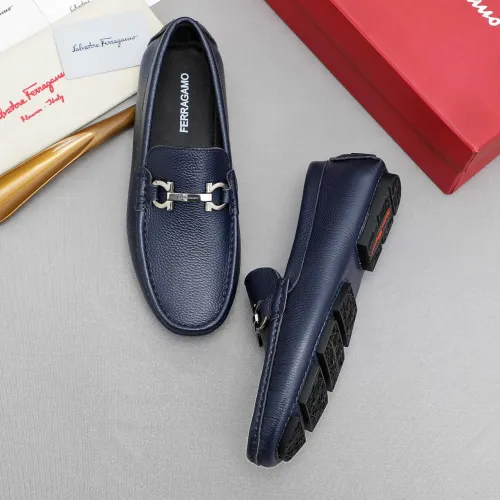 Wholesale Salvatore Ferragamo Leather Shoes For Men #1443110 $80.00 USD, Wholesale Quality Replica Salvatore Ferragamo Leather Shoes