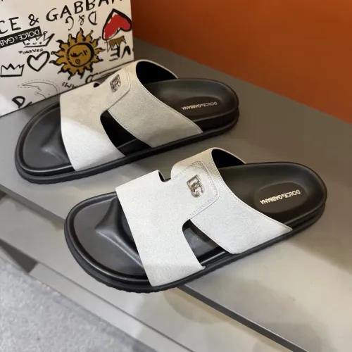 Wholesale Dolce &amp; Gabbana D&amp;G Slippers For Men #1443131 $52.00 USD, Wholesale Quality Replica Dolce &amp; Gabbana D&amp;G Slippers