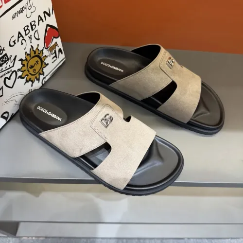 Replica Dolce & Gabbana D&G Slippers For Men #1443133 $52.00 USD for Wholesale
