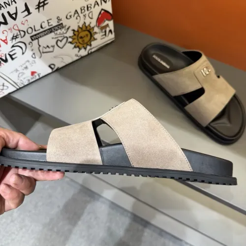 Replica Dolce & Gabbana D&G Slippers For Men #1443133 $52.00 USD for Wholesale