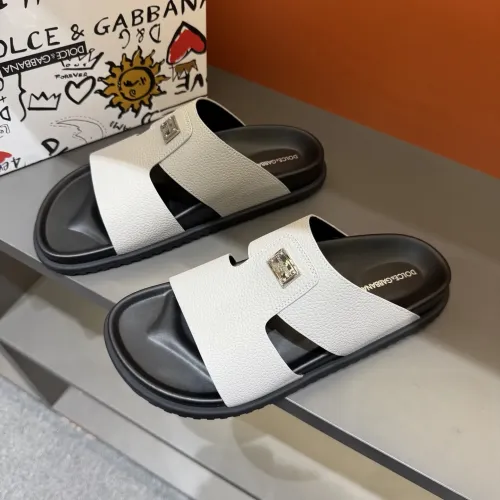 Wholesale Dolce &amp; Gabbana D&amp;G Slippers For Men #1443136 $52.00 USD, Wholesale Quality Replica Dolce &amp; Gabbana D&amp;G Slippers