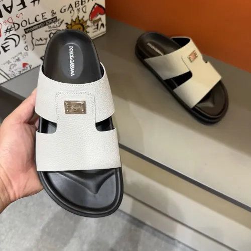 Replica Dolce & Gabbana D&G Slippers For Men #1443136 $52.00 USD for Wholesale