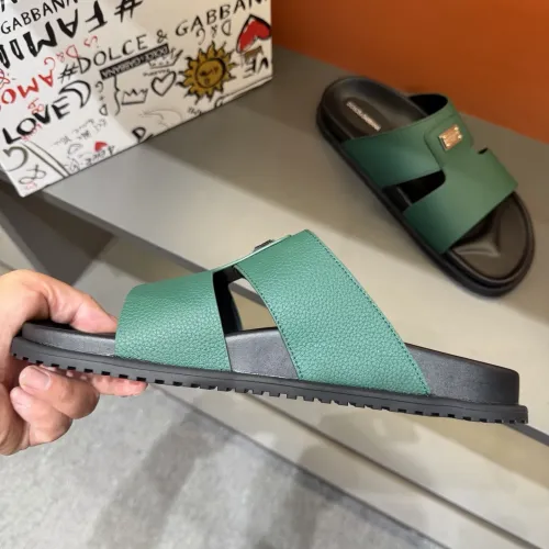 Replica Dolce & Gabbana D&G Slippers For Men #1443137 $52.00 USD for Wholesale