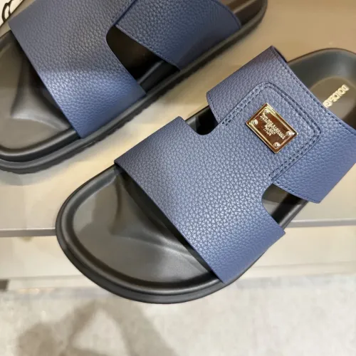 Replica Dolce & Gabbana D&G Slippers For Men #1443138 $52.00 USD for Wholesale