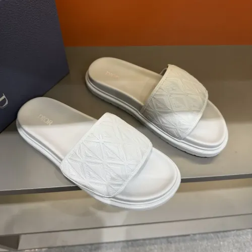 Replica Christian Dior Slippers For Men #1443144 $52.00 USD for Wholesale