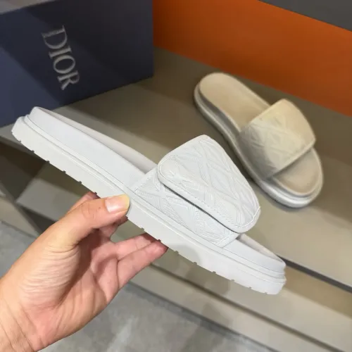 Replica Christian Dior Slippers For Men #1443144 $52.00 USD for Wholesale