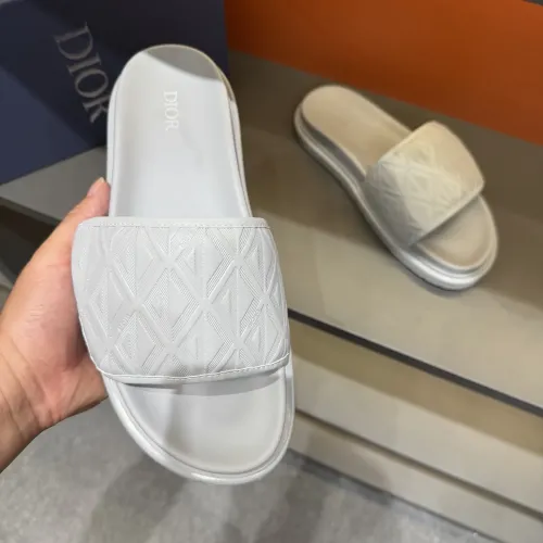 Replica Christian Dior Slippers For Men #1443144 $52.00 USD for Wholesale