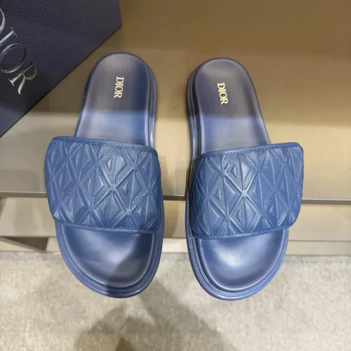 Replica Christian Dior Slippers For Men #1443145 $52.00 USD for Wholesale