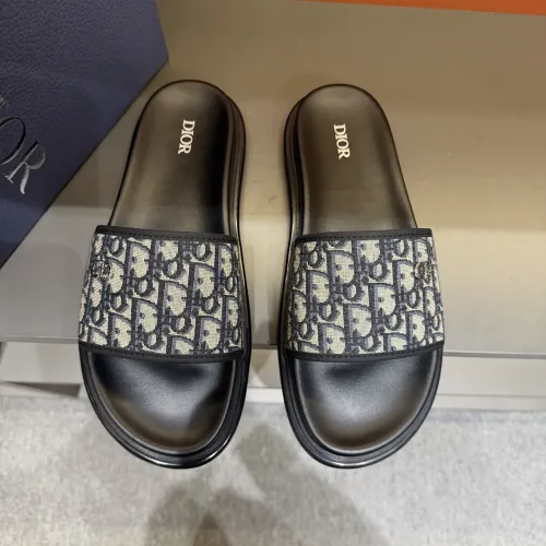 Replica Christian Dior Slippers For Men #1443148 $52.00 USD for Wholesale