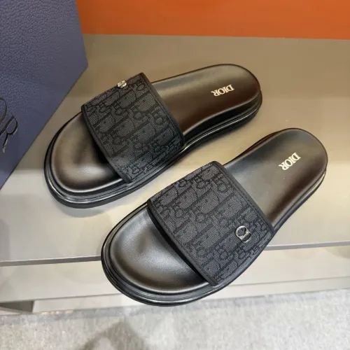 Replica Christian Dior Slippers For Men #1443149 $52.00 USD for Wholesale