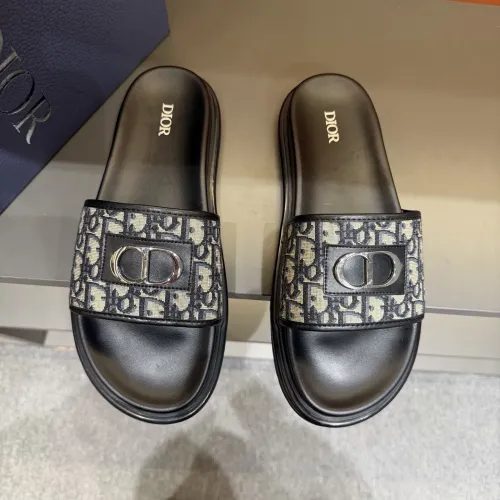 Replica Christian Dior Slippers For Men #1443150 $52.00 USD for Wholesale
