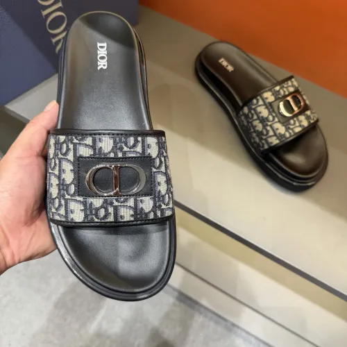 Replica Christian Dior Slippers For Men #1443150 $52.00 USD for Wholesale