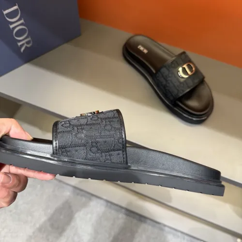 Replica Christian Dior Slippers For Men #1443153 $52.00 USD for Wholesale