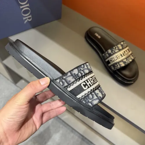 Replica Christian Dior Slippers For Men #1443154 $52.00 USD for Wholesale