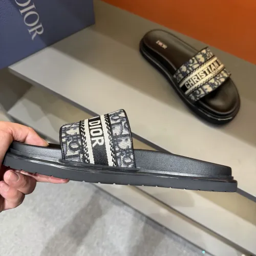 Replica Christian Dior Slippers For Men #1443154 $52.00 USD for Wholesale