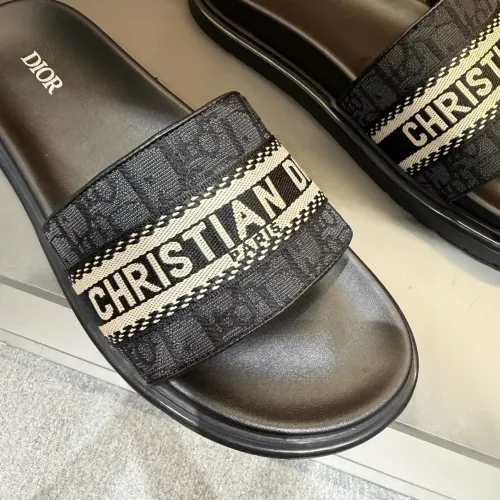 Replica Christian Dior Slippers For Men #1443156 $52.00 USD for Wholesale