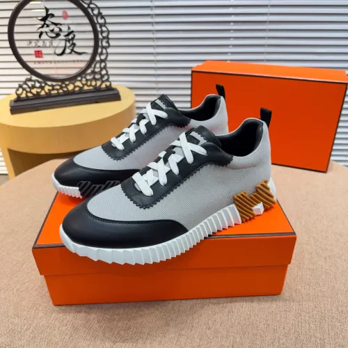 Replica Hermes Casual Shoes For Men #1443168 $76.00 USD for Wholesale