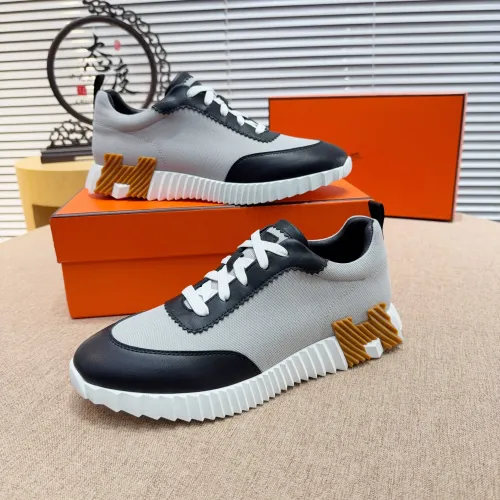 Replica Hermes Casual Shoes For Men #1443168 $76.00 USD for Wholesale
