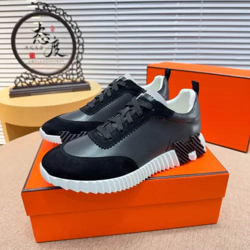 Replica Hermes Casual Shoes For Men #1443185 $76.00 USD for Wholesale