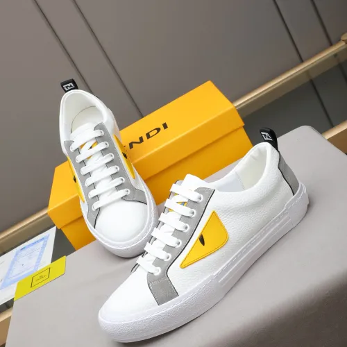 Wholesale Fendi Casual Shoes For Men #1443198 $72.00 USD, Wholesale Quality Replica Fendi Casual Shoes