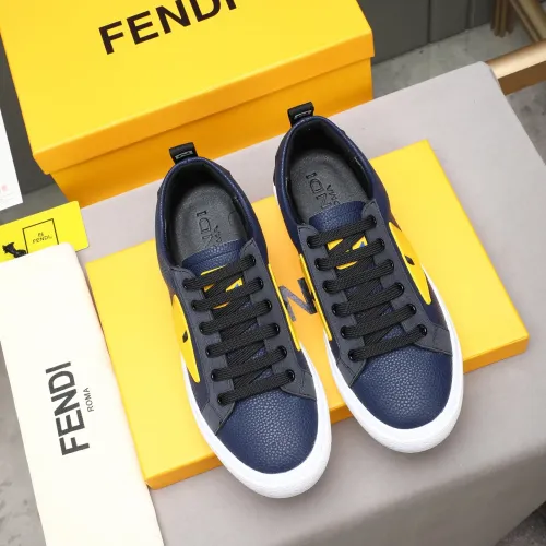 Replica Fendi Casual Shoes For Men #1443199 $72.00 USD for Wholesale