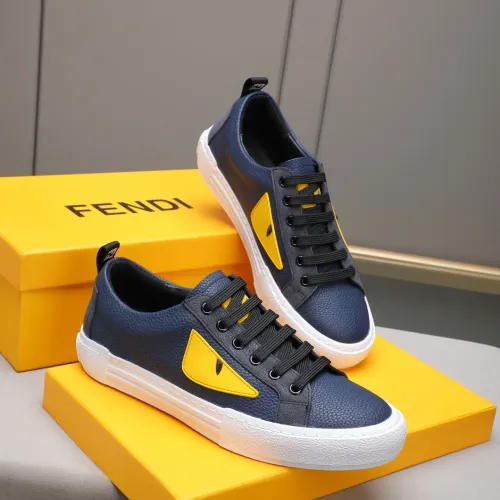 Replica Fendi Casual Shoes For Men #1443199 $72.00 USD for Wholesale