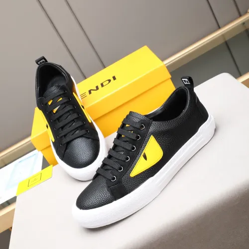 Wholesale Fendi Casual Shoes For Men #1443200 $72.00 USD, Wholesale Quality Replica Fendi Casual Shoes