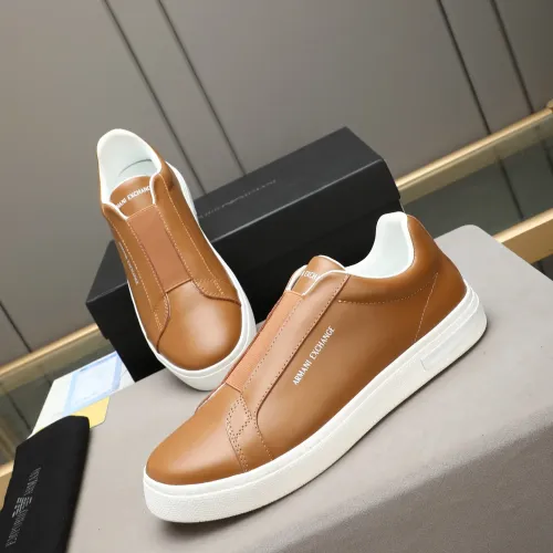 Wholesale Armani Casual Shoes For Men #1443209 $85.00 USD, Wholesale Quality Replica Armani Casual Shoes