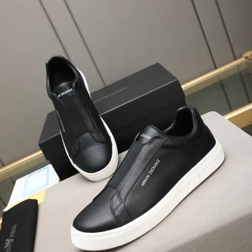 Wholesale Armani Casual Shoes For Men #1443212 $85.00 USD, Wholesale Quality Replica Armani Casual Shoes