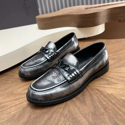 Wholesale Valentino Leather Shoes For Men #1443238 $132.00 USD, Wholesale Quality Replica Valentino Leather Shoes