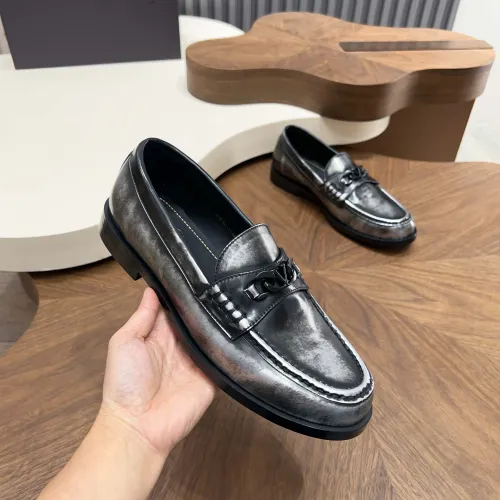 Replica Valentino Leather Shoes For Men #1443238 $132.00 USD for Wholesale