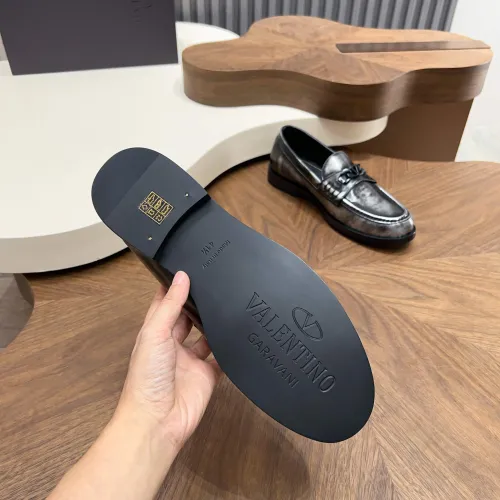 Replica Valentino Leather Shoes For Men #1443238 $132.00 USD for Wholesale