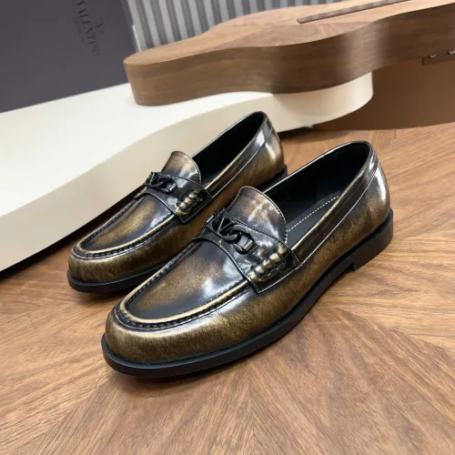 Wholesale Valentino Leather Shoes For Men #1443239 $132.00 USD, Wholesale Quality Replica Valentino Leather Shoes