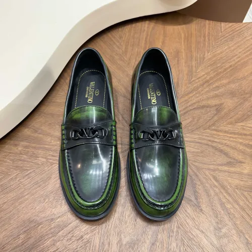 Replica Valentino Leather Shoes For Men #1443240 $132.00 USD for Wholesale