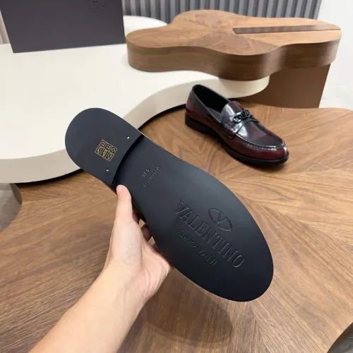 Replica Valentino Leather Shoes For Men #1443241 $132.00 USD for Wholesale