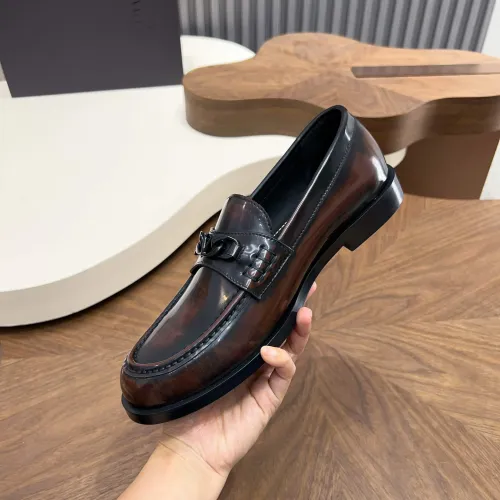 Replica Valentino Leather Shoes For Men #1443242 $132.00 USD for Wholesale