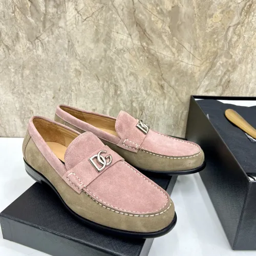 Wholesale Dolce &amp; Gabbana D&amp;G Leather Shoes For Men #1443244 $172.00 USD, Wholesale Quality Replica Dolce &amp; Gabbana D&amp;G Leather Shoes