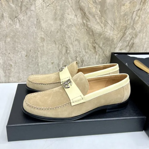 Replica Dolce & Gabbana D&G Leather Shoes For Men #1443245 $172.00 USD for Wholesale