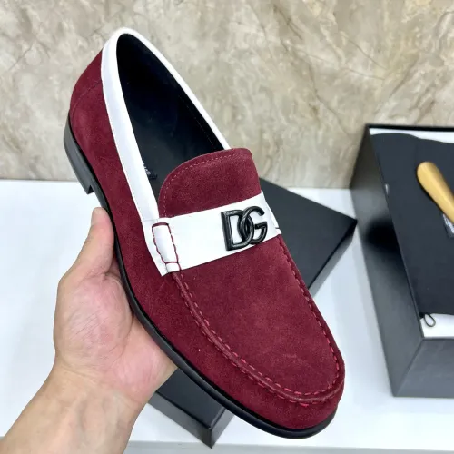 Replica Dolce & Gabbana D&G Leather Shoes For Men #1443246 $172.00 USD for Wholesale