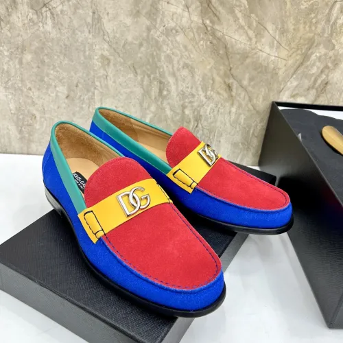 Wholesale Dolce &amp; Gabbana D&amp;G Leather Shoes For Men #1443248 $172.00 USD, Wholesale Quality Replica Dolce &amp; Gabbana D&amp;G Leather Shoes