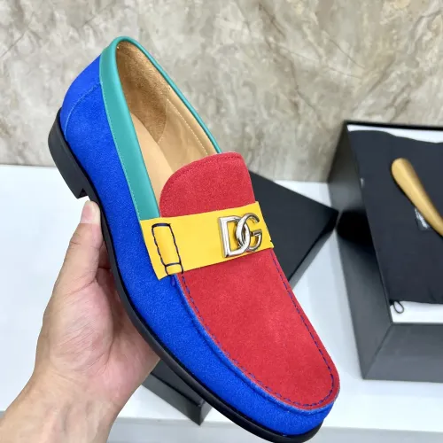 Replica Dolce & Gabbana D&G Leather Shoes For Men #1443248 $172.00 USD for Wholesale