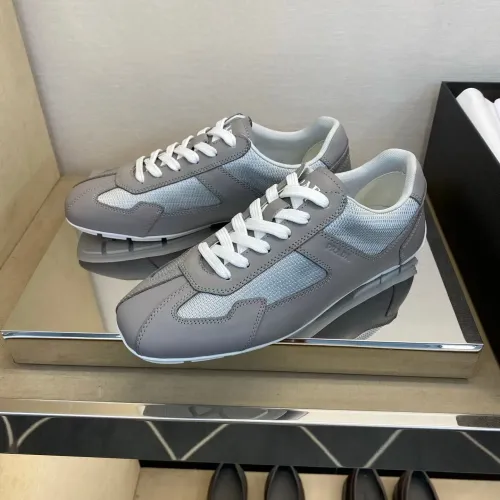 Wholesale Prada Casual Shoes For Men #1443270 $80.00 USD, Wholesale Quality Replica Prada Casual Shoes