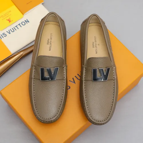 Wholesale Louis Vuitton LV Oxfords Shoes For Men #1443276 $80.00 USD, Wholesale Quality Replica Louis Vuitton LV Oxfords Shoes