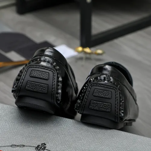 Replica Prada Leather Shoes For Men #1443291 $80.00 USD for Wholesale