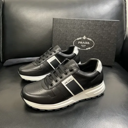Wholesale Prada Casual Shoes For Men #1443303 $130.00 USD, Wholesale Quality Replica Prada Casual Shoes