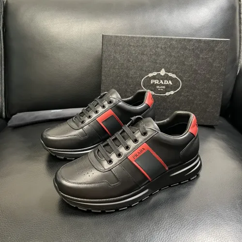 Wholesale Prada Casual Shoes For Men #1443305 $130.00 USD, Wholesale Quality Replica Prada Casual Shoes