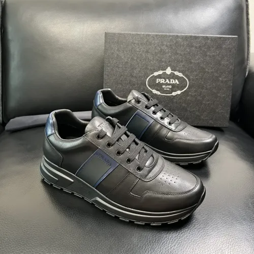 Wholesale Prada Casual Shoes For Men #1443306 $130.00 USD, Wholesale Quality Replica Prada Casual Shoes
